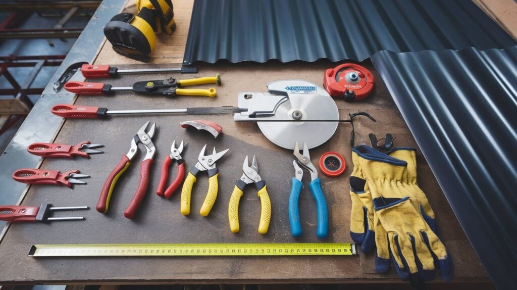 Essential Tools for Cutting Metal Roofing