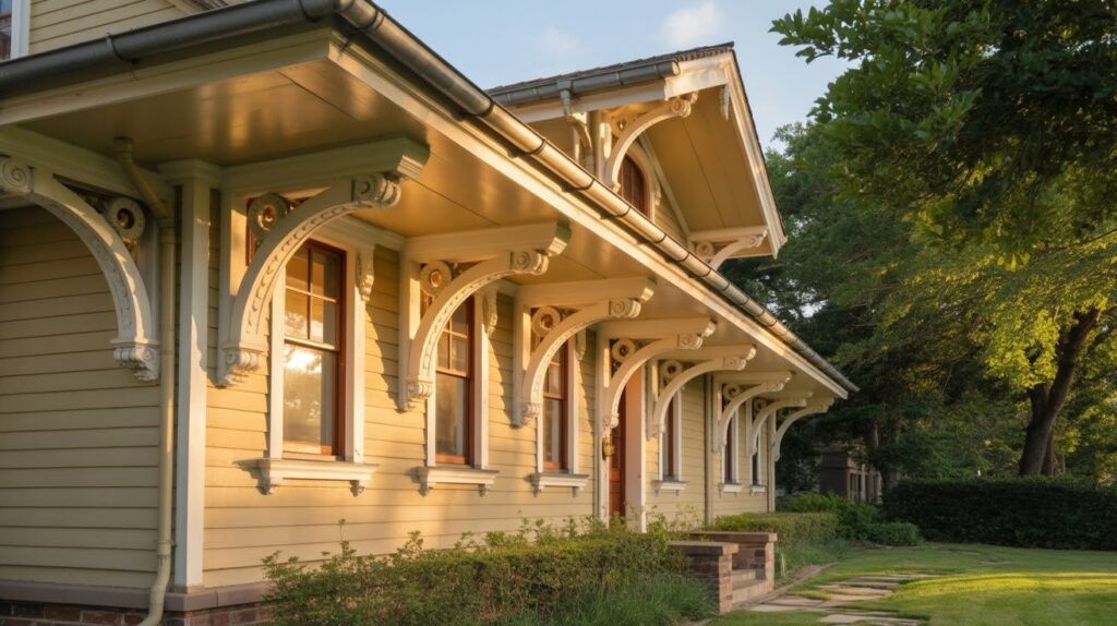 Extended Eaves with Brackets