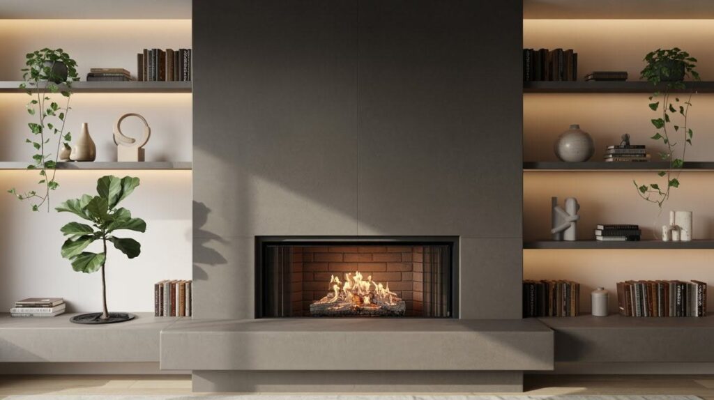 Floating and Recessed Shelves