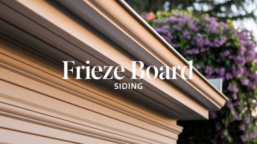 Frieze Board Siding