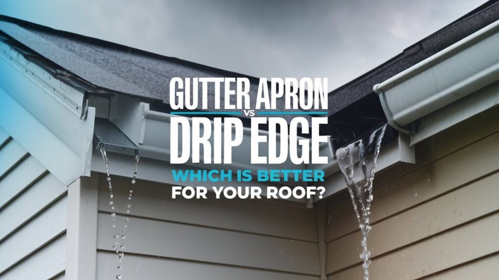 Gutter Apron vs Drip Edge