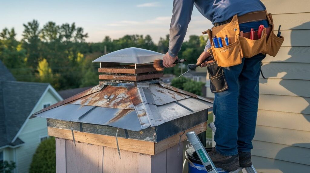 Keeping Chimney Cap And Flashing In Good Condition