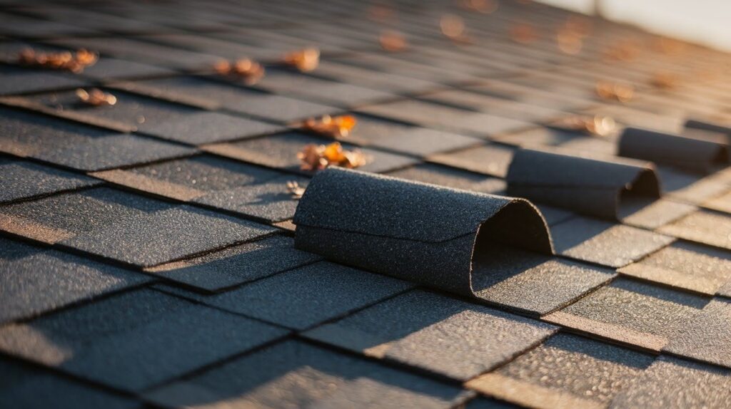 Lifted or Curled Shingles