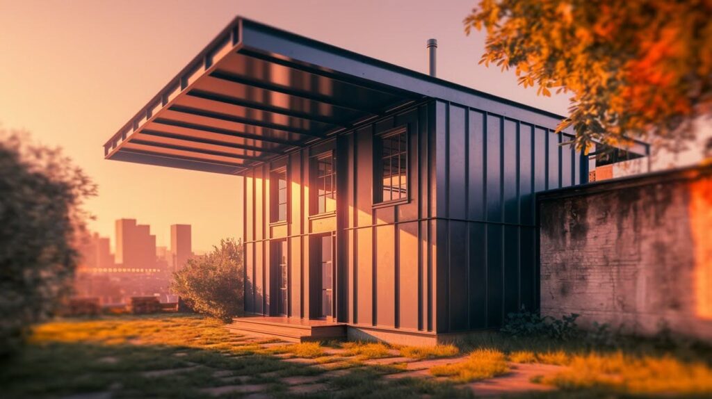 Metal Canopy Overhang