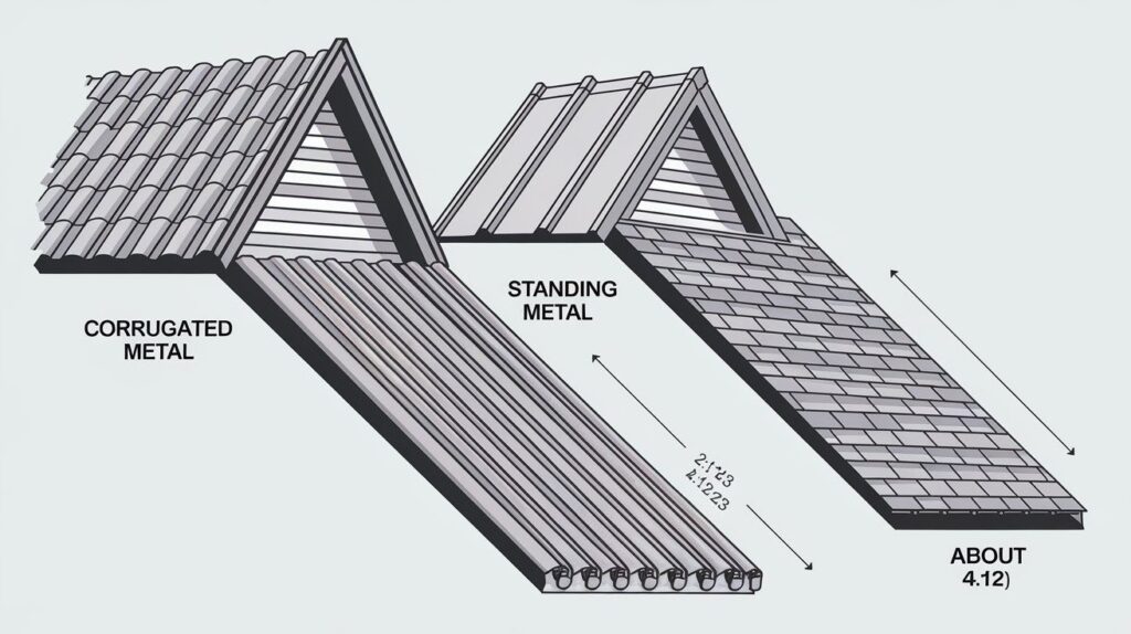Minimum Slope Requirements for Corrugated Metal Roofs
