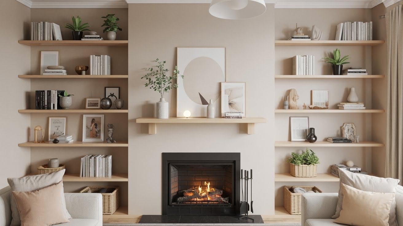 7 Best Built-In Shelves Around Fireplaces - Home Briefings