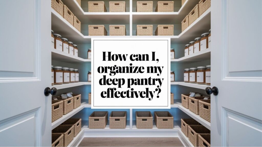 Organize My Deep Pantry