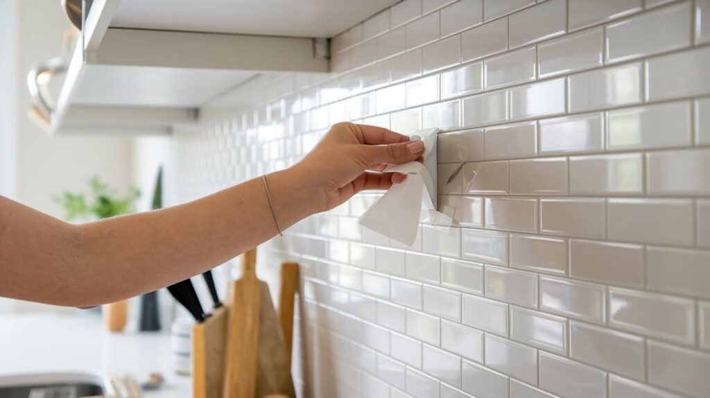Peel and Stick Backsplash