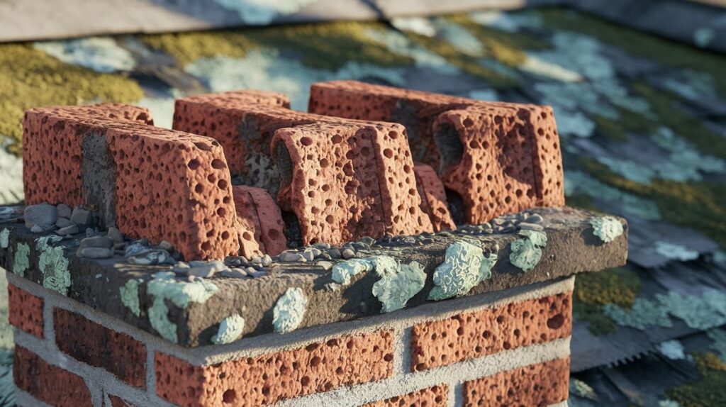 Porous Masonry Or Mortar Joints