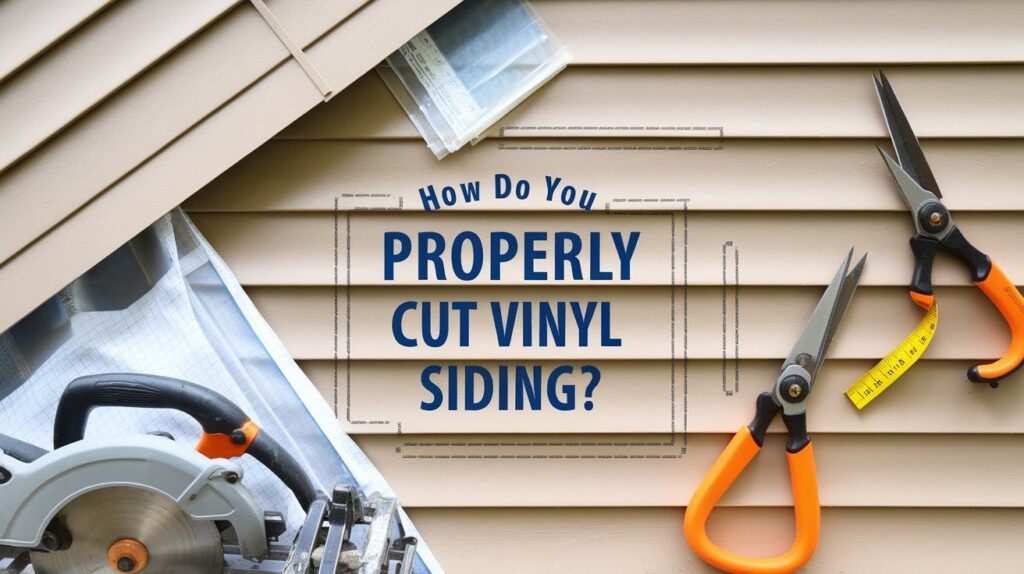 Properly Cut Vinyl Siding
