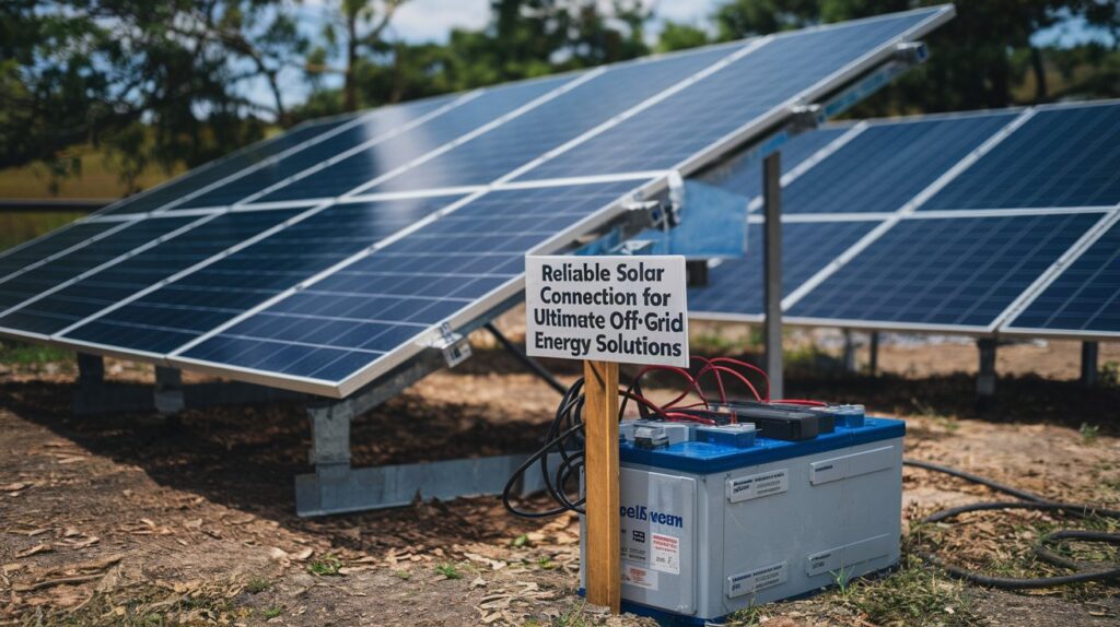 Reliable Solar Connection for Ultimate Off-Grid Energy Solutions