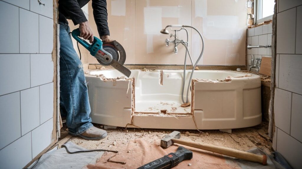 Remove the Shower or Bathtub