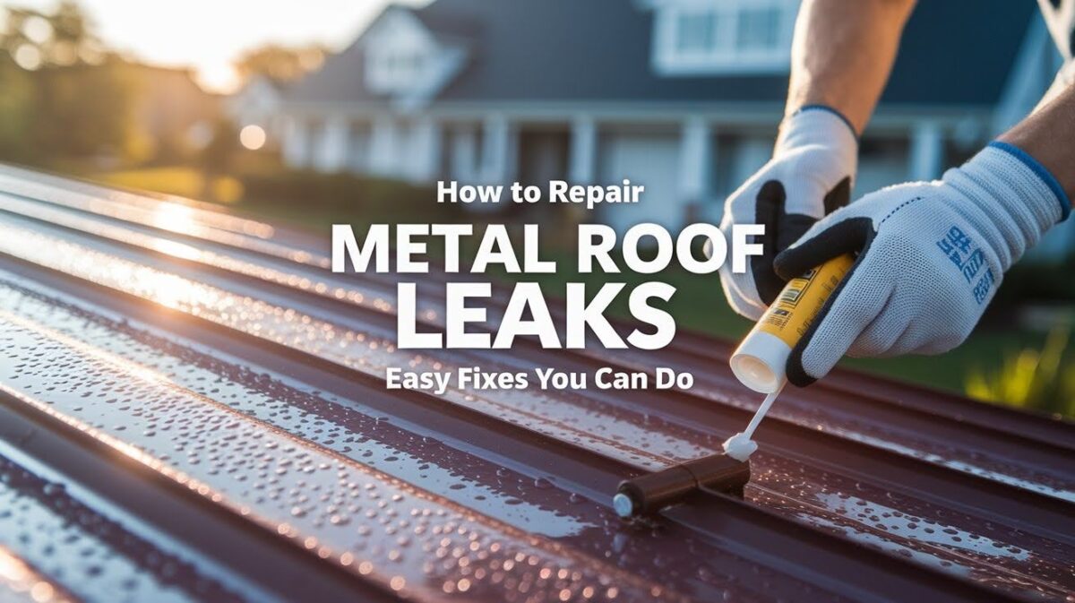 How to Repair Metal Roof Leaks: 7 Easy Fixes You Can Do - Home Briefings