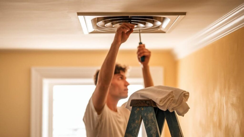 Secure the Grille and Clean Around the Vent