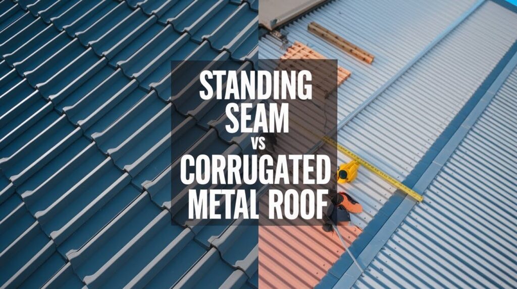 Standing Seam vs Corrugated Metal Roof