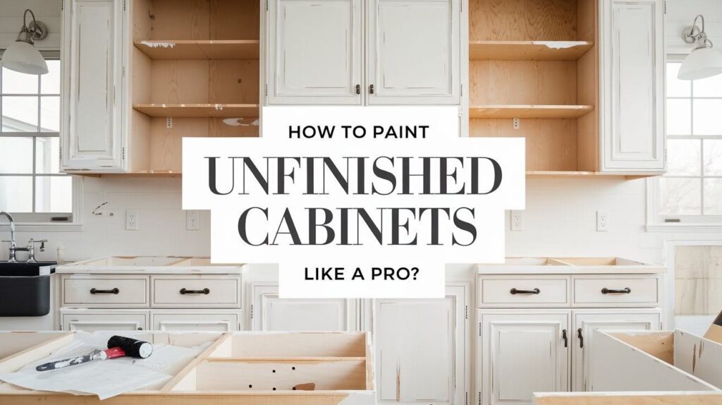 Unfinished Cabinets