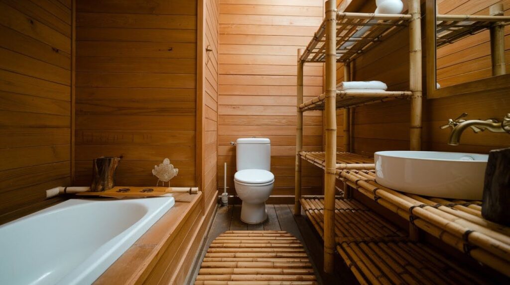 Use Natural Wood and Bamboo Accents