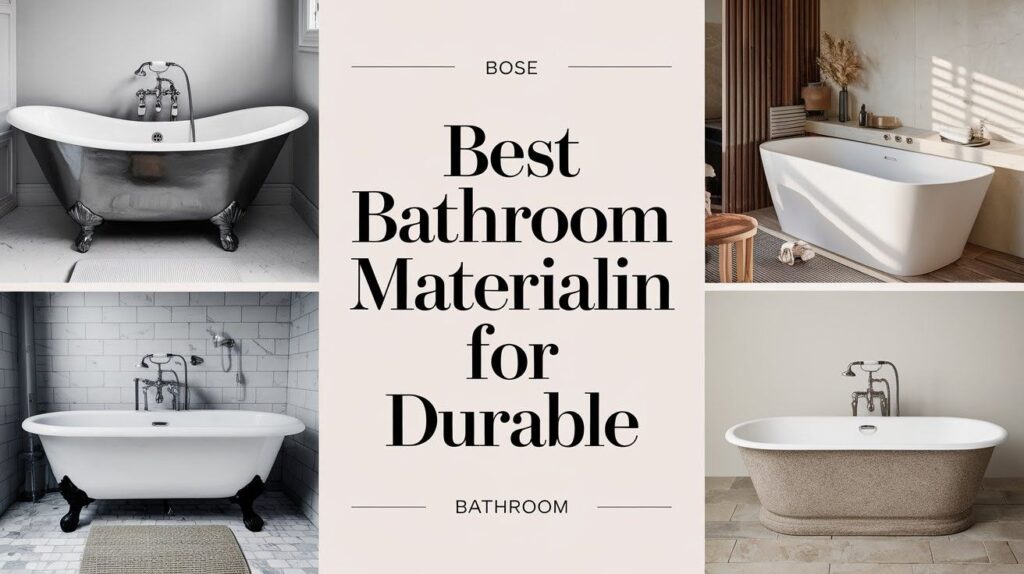 the Best Bathtub Material for Durability