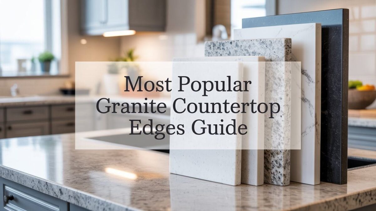 15 Most Popular Granite Countertop Edges Guide - Home Briefings