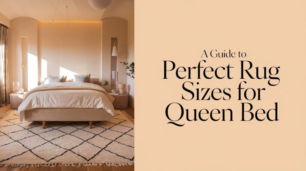 A Guide to Perfect Rug Sizes for Queen Bed