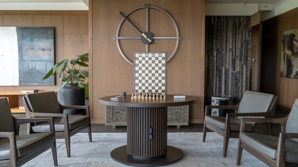 Functional Art for Modern Homes: Chess Tables, Vertical Boards, and the Return of the Mechanical Clock Functional Art for Modern Homes