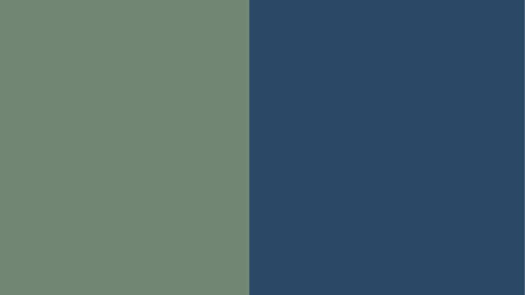 Green & Blue Accents