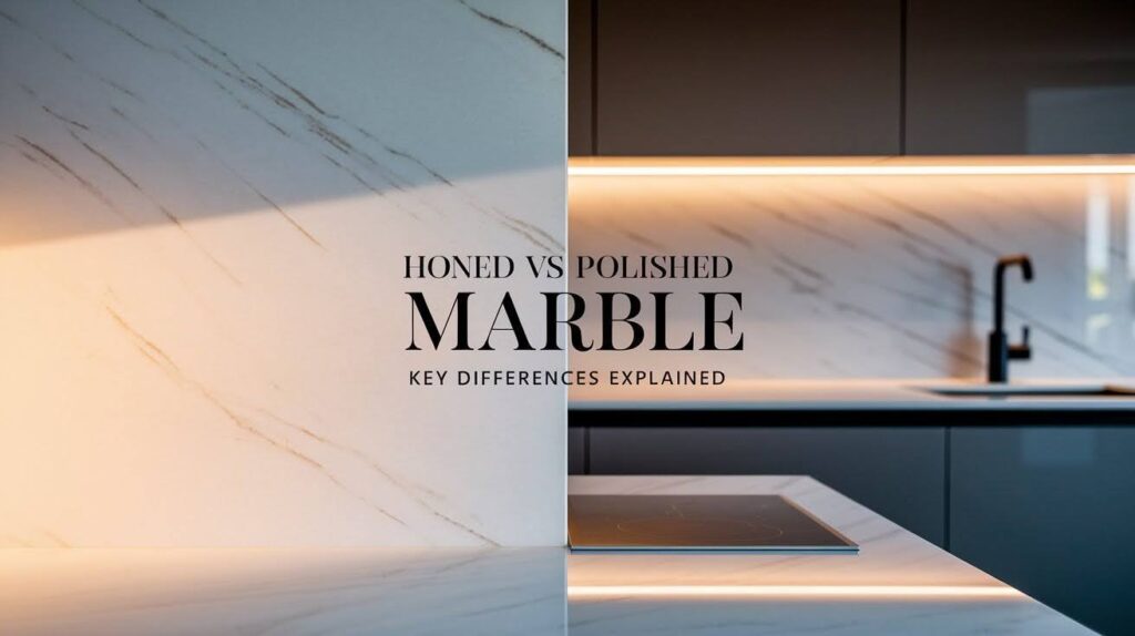 Honed vs Polished Marble