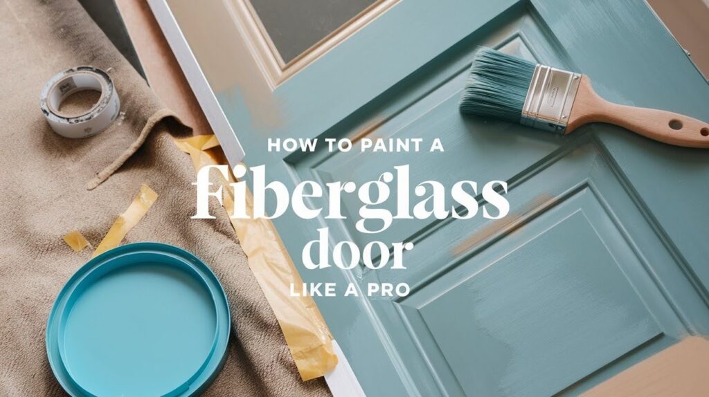 How to Paint a Fiberglass Door Like a Pro