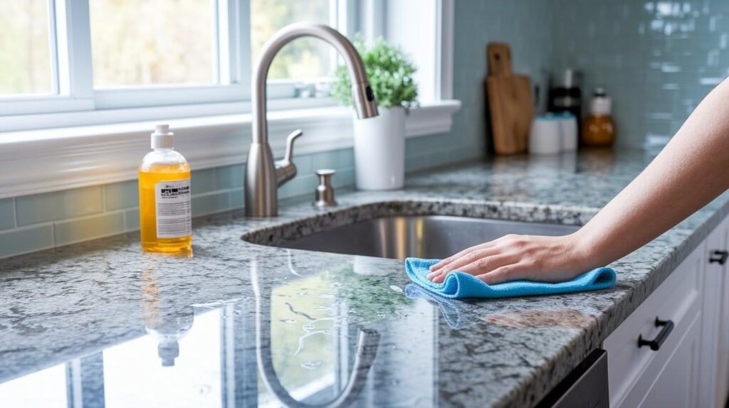 How to Prevent Hard Water Stains on Granite