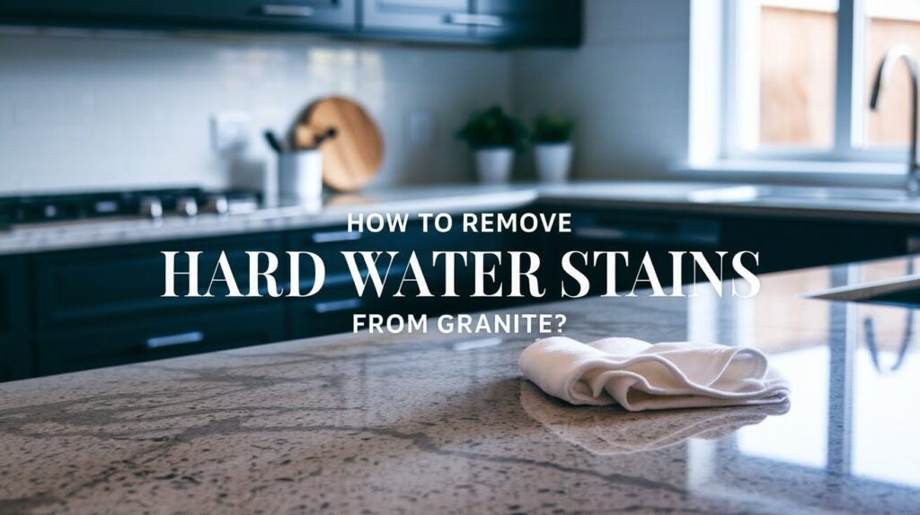 How to Remove Hard Water Stains from Granite