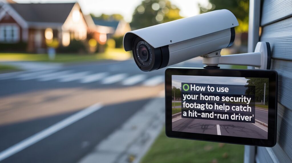 How to Use Your Home Security Footage to Help Catch a Hit-and-Run Driver