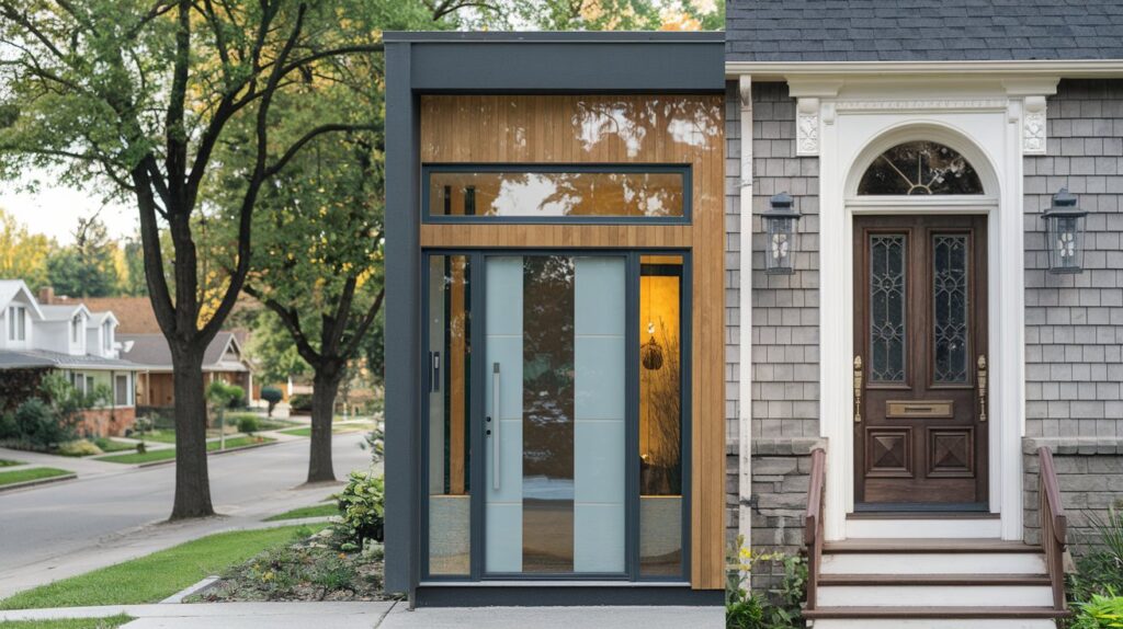 Modern vs Traditional Custom Front Doors in Toronto Homes