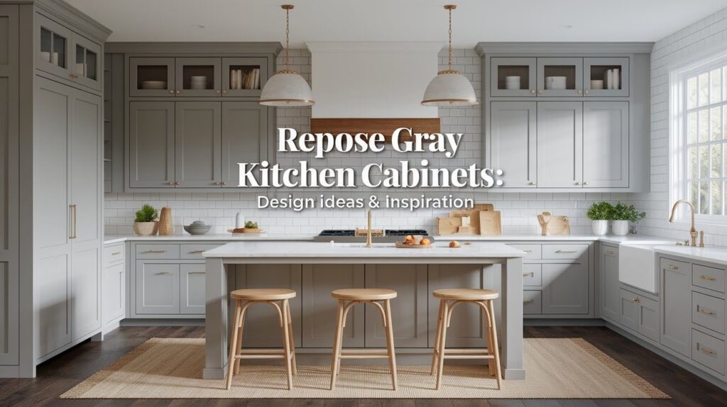 Repose Gray Kitchen Cabinets