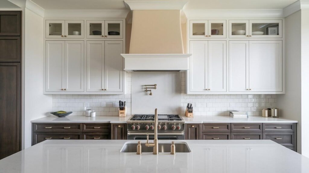Two-Tone Cabinets for Depth