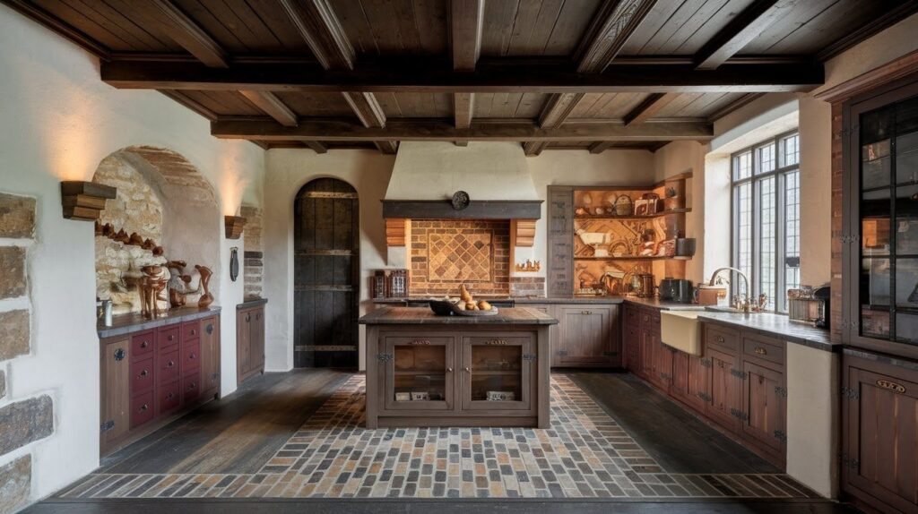 What Defines an English Tudor Kitchen
