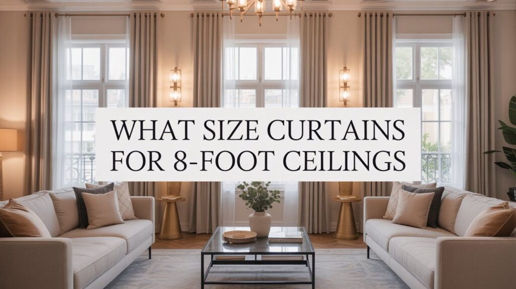 What Size Curtains for 8-Foot Ceilings