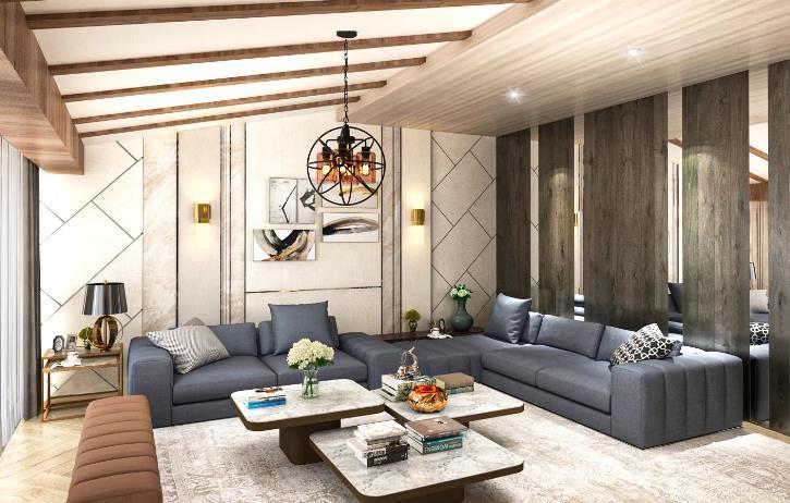 Industrial Modern Living Room