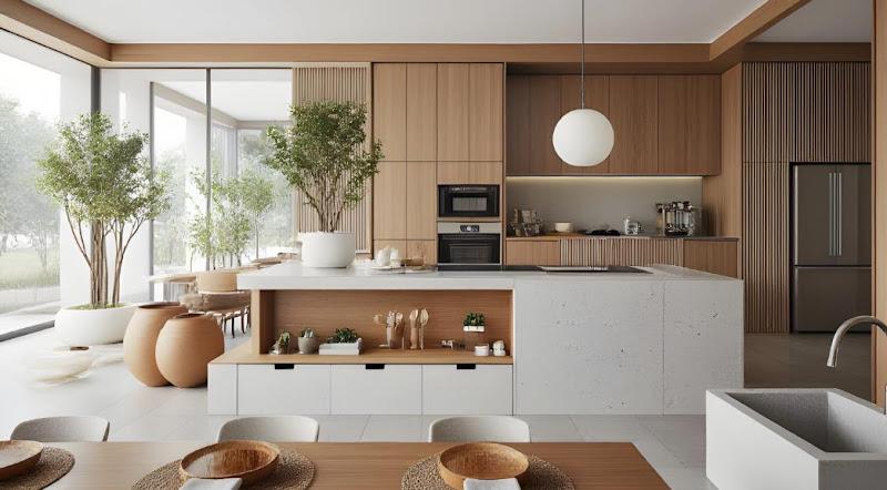 Modern Open-Concept Dinner Room