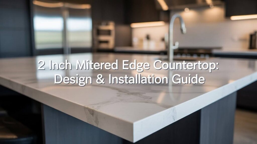 2 Inch Mitered Edge Countertop