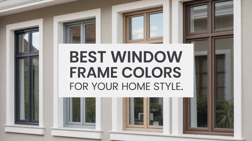 Best Window Frame Colors for Your Home Style Best Window Frame Colors for Your Home Style