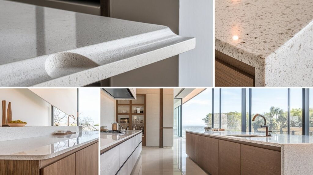 Comparing Pencil Edge to Other Countertop Edges