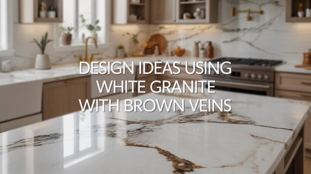 Design Ideas Using White Granite with Brown Veins Design Ideas Using White Granite with Brown Veins