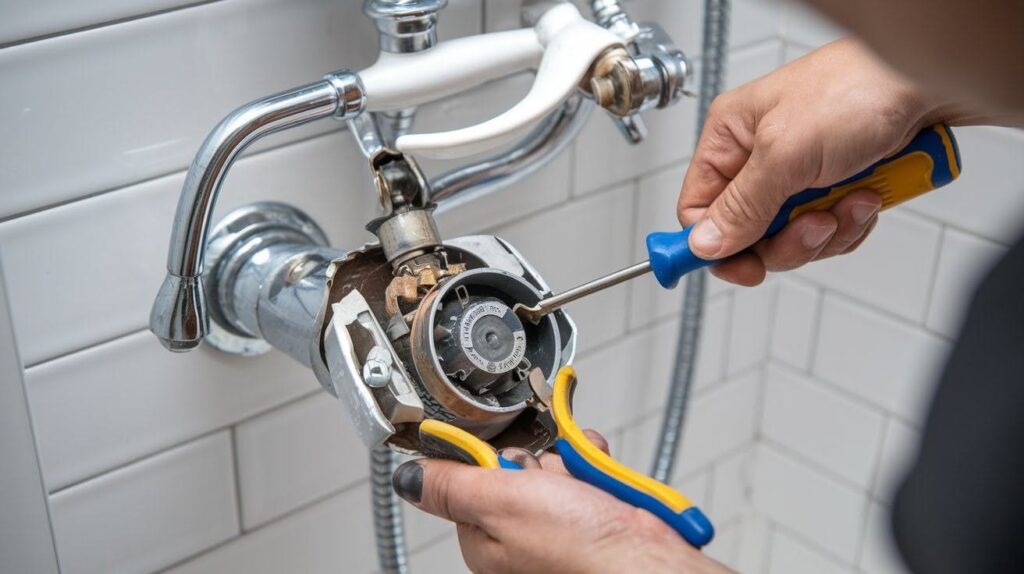 Examine the Shower Valve or Cartridge