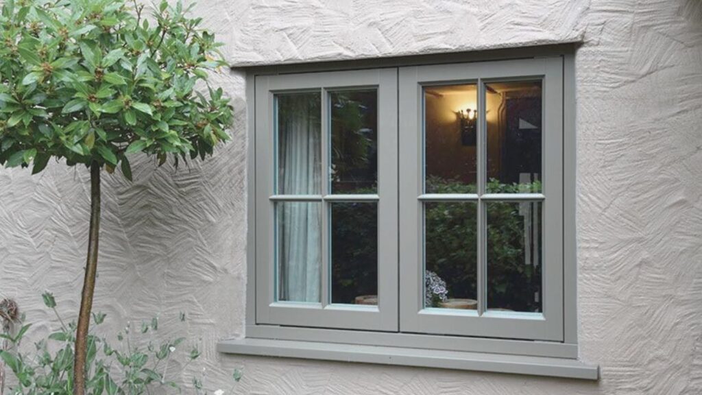 Gray Window Frames