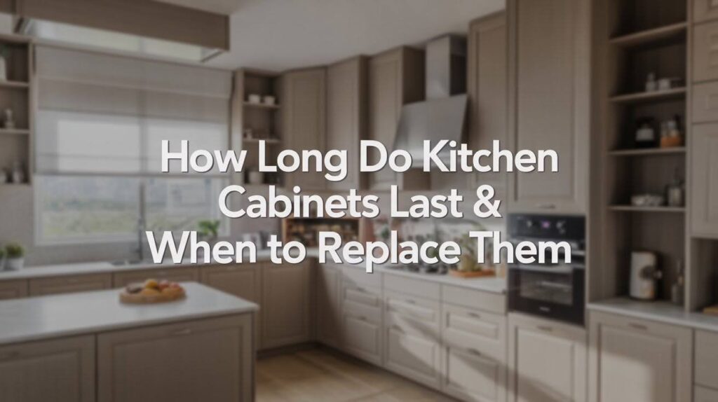 How Long Do Kitchen Cabinets Last & When to Replace Them? How Long Do Kitchen Cabinets Last