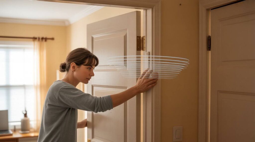 Identify where the squeak is coming from