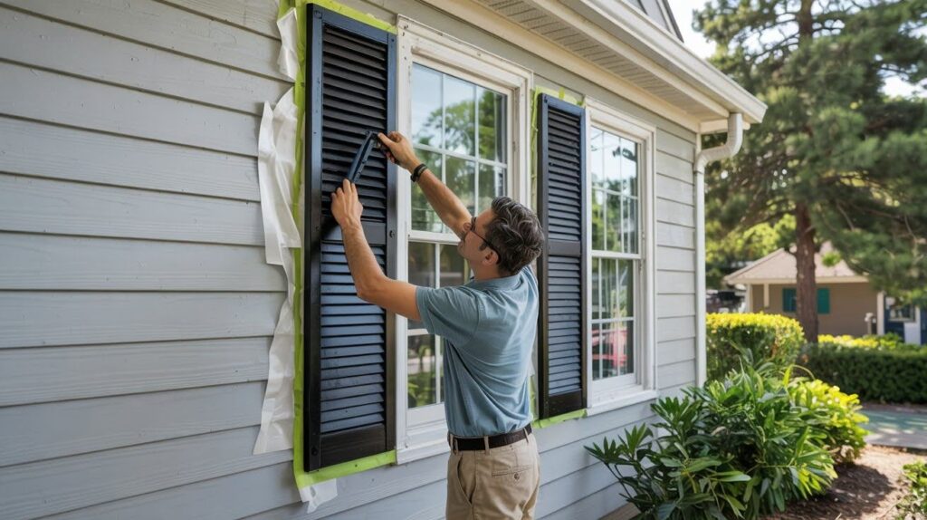 Remove or Secure the Shutters