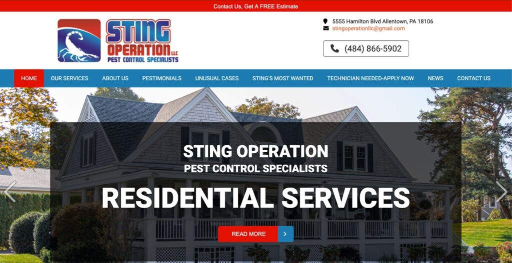 Sting Operation Pest Control Specialists