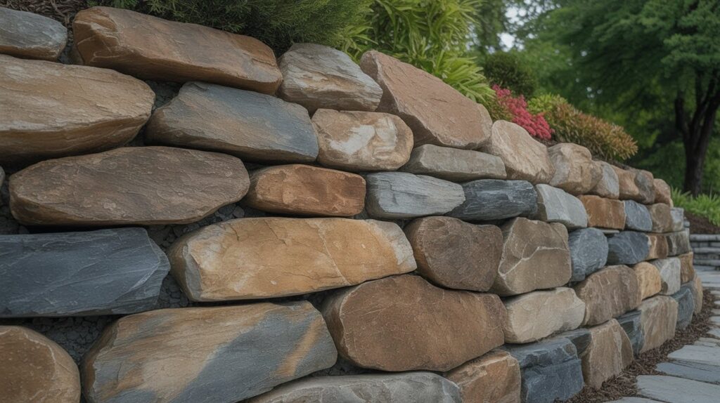 Variegated Boulder Wall