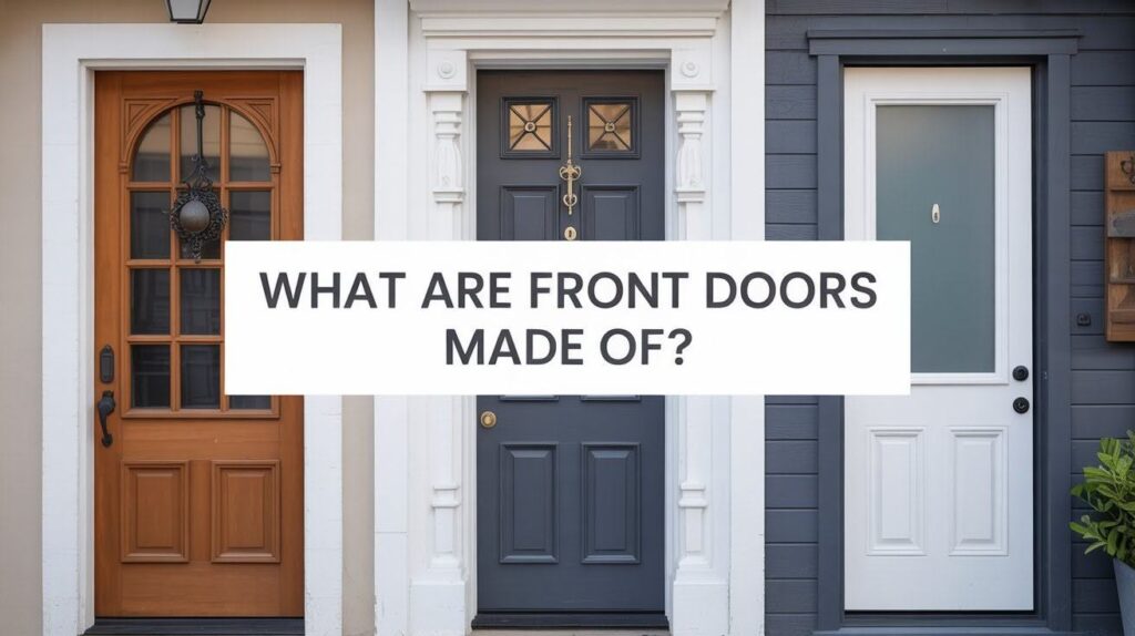 What Are Front Doors Made Of